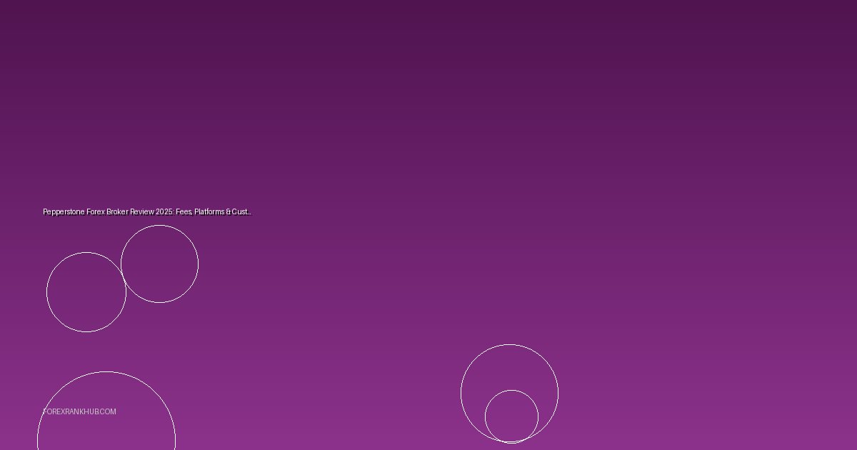 Pepperstone Forex Broker Review 2025: Fees, Platforms & Customer Support